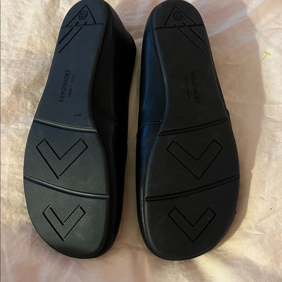 Xero Phoenix Shoes Black Leather Barefoot Ballet Flats Size 10 nwot - Picture 2 of 11